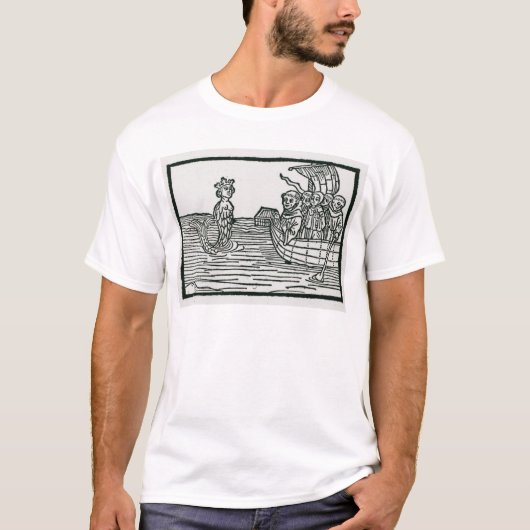 St. Brendan en de Siren T-shirt (Voorkant)