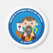 St. Brendan Magneet (Voorkant)