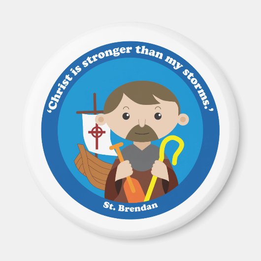 St. Brendan Magneet (Voorkant)
