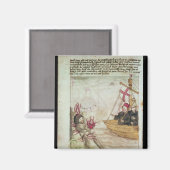 St. Brendan op zijn schip Magneet (Voorkant / Achterkant)