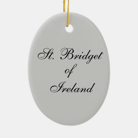 St. Bridget Ornament (Achterkant)