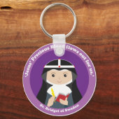 St. Bridget van Zweden Sleutelhanger (Voorkant)
