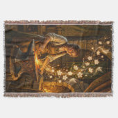 St Brigid Blacksmith Fairies Flowers Fantasy Art Deken (Voorkant)