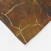 St Brigid Cross Green Rushes Crocus Imbolc Art Fleece Deken (Hoek)