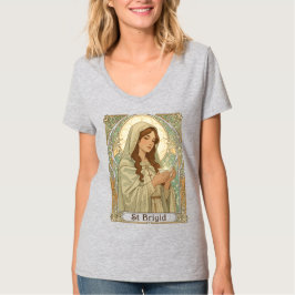 St. Brigid, de patrones van melkveehouders T-shirt