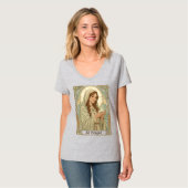 St. Brigid, de patrones van melkveehouders T-shirt (Voorkant volledig)