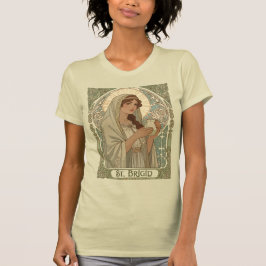 St. Brigid, de patronesheilige van melkmeisjes T-shirt
