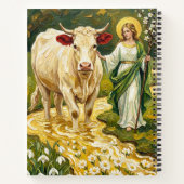 St. Brigid & De Witte Koe (Imbolc) Notitieboek (Achterkant)