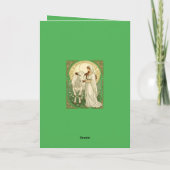 St Brigid en Witte Koe Kaart (Achterkant)
