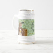 St. Brigid of Ireland and Her Barrel of Beer Bierpul (Voorkant links)