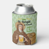 St. Brigid of Ireland and Her Barrel of Beer Blikjeskoeler (Blikje Voorkant)