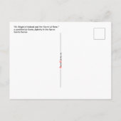 St. Brigid of Ireland and Her Barrel of Beer Briefkaart (Achterkant)