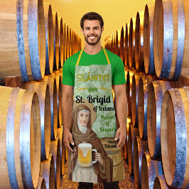 St. Brigid of Ireland and Her Barrel of Beer Schort