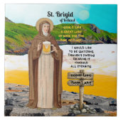 St. Brigid of Ireland and Her Lake of Beer Tegeltje (Voorkant)