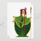 St. Brigid of Ireland Invitations Kaart (Voorkant / Achterkant)