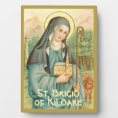 St. Brigid of Ireland (M 014) 5"x7" Fotoplaat (voorkant)