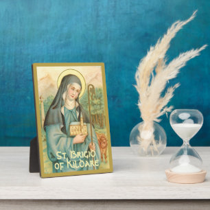 St. Brigid of Ireland (M 014) 5"x7" Fotoplaat