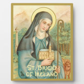 St. Brigid of Ireland (M 014) 8"x10" Fotoplaat (Voorkant)