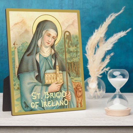 St. Brigid of Ireland (M 014) 8"x10" Fotoplaat (Zijkant)