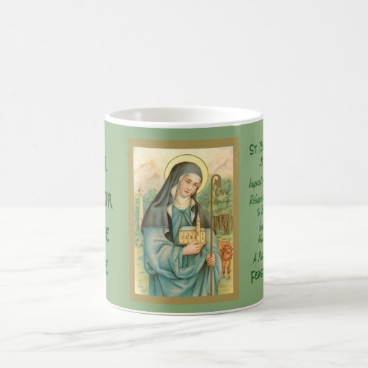 St. Brigid of Ireland (M 014) Coffee Mok 1 (Center)