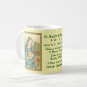 St. Brigid of Ireland (M 014) Coffee Mok 2a (Voorkant links)