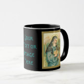 St. Brigid of Ireland (M 014) Coffee Mok 2b (Voorkant rechts)