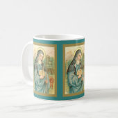 St. Brigid of Ireland (M 014) Coffee Mok 3 (Voorkant links)
