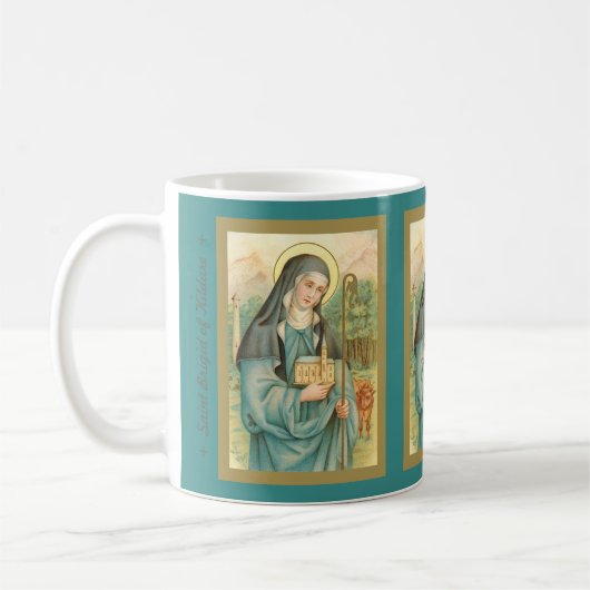 St. Brigid of Ireland (M 014) Coffee Mok 3 (Links)