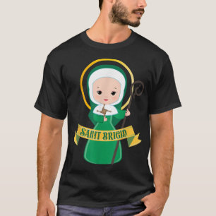 St Brigid of Kildare Cross Ireland Cute Cath T-shirt