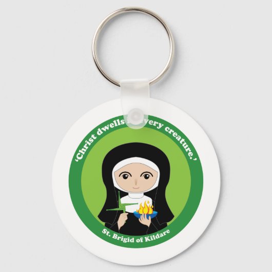 St. Brigid of Kildare Sleutelhanger (Voorkant)