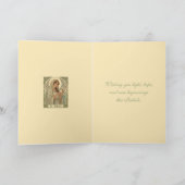 St Brigid The Patron Saint of Dairymaids Kaart (Binnen)