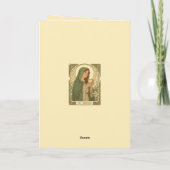 St Brigid The Patroness of Dairy Production Kaart (Achterkant)