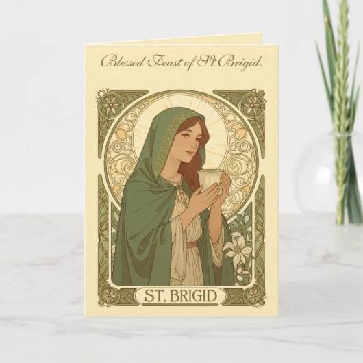 St Brigid The Patroness of Dairy Production Kaart (Voorkant)