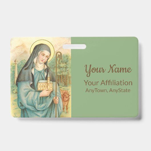 St. Brigid van Ierland (M 014) Badge (Voorzijde)