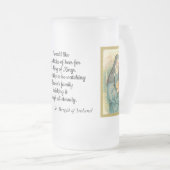 St. Brigid van Ierland (M 014, korte tekst) Matglas Bierpul (Voorkant rechts)