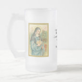 St. Brigid van Ierland (M 014, korte tekst) Matglas Bierpul (Links)