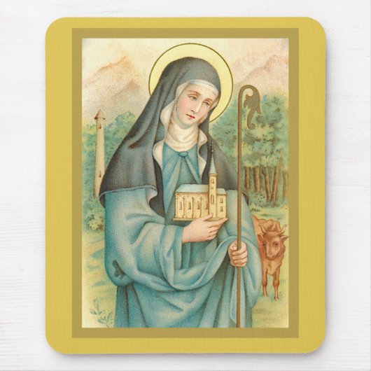 St. Brigid van Ierland (M 014) Muismat (Voorkant)