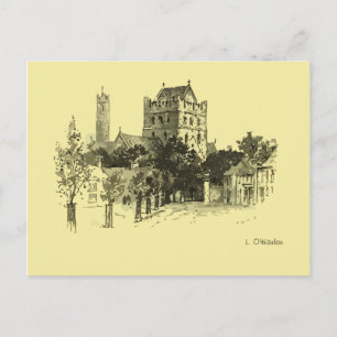 St. Brigid's Church, Round Tower, Kildare Briefkaart