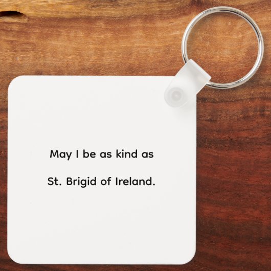 St. Brigid's Cross Keychain (Achterkant)