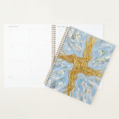 St Brigid's Cross Snowdrops Golden Imbolc Art Planner (Display)