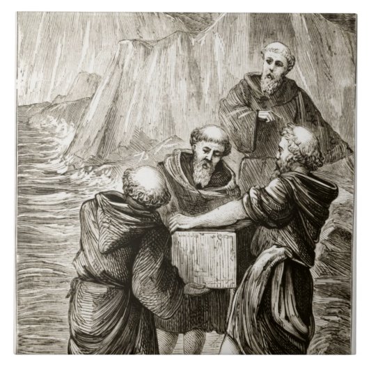 St. Brigit's box, van 'The Trias Thaumaturga' of Tegeltje (Voorkant)