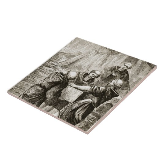 St. Brigit's box, van 'The Trias Thaumaturga' of Tegeltje (Zijkant)