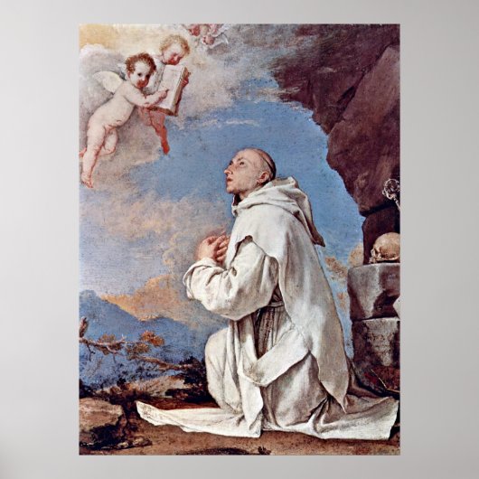 St. Bruno de Carthusiaanse door Jusepe de Ribera Poster (Voorkant)
