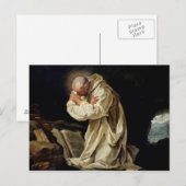 St. Bruno Praying in the Desert, 1763 Briefkaart (Voorkant / Achterkant)