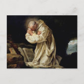 St. Bruno Praying in the Desert, 1763 Briefkaart (Voorkant)