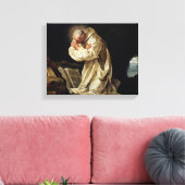 St. Bruno Praying in the Desert, 1763 Canvas Afdruk (Insitu (Woonkamer))