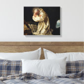 St. Bruno Praying in the Desert, 1763 Canvas Afdruk (Insitu (Slaapkamer))