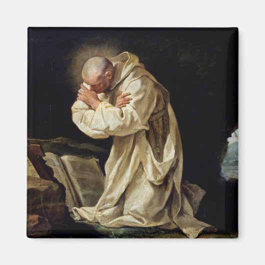 St. Bruno Praying in the Desert, 1763 Magneet (Voorkant)