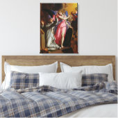 St. Bruno te Prayer, 1671 Canvas Afdruk (Insitu (Slaapkamer))