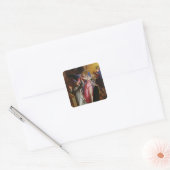St. Bruno te Prayer, 1671 Vierkante Sticker (Envelop)